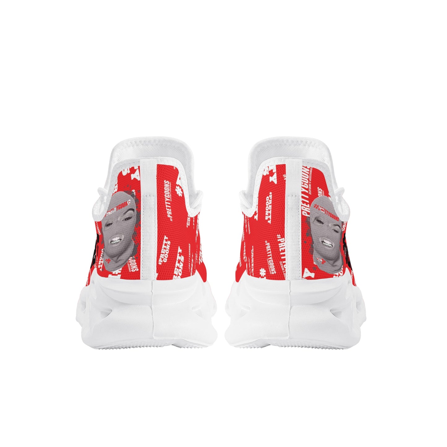 Pretty Goons Alpha 1 Men's Flex Control Sneakers (Red Camo)