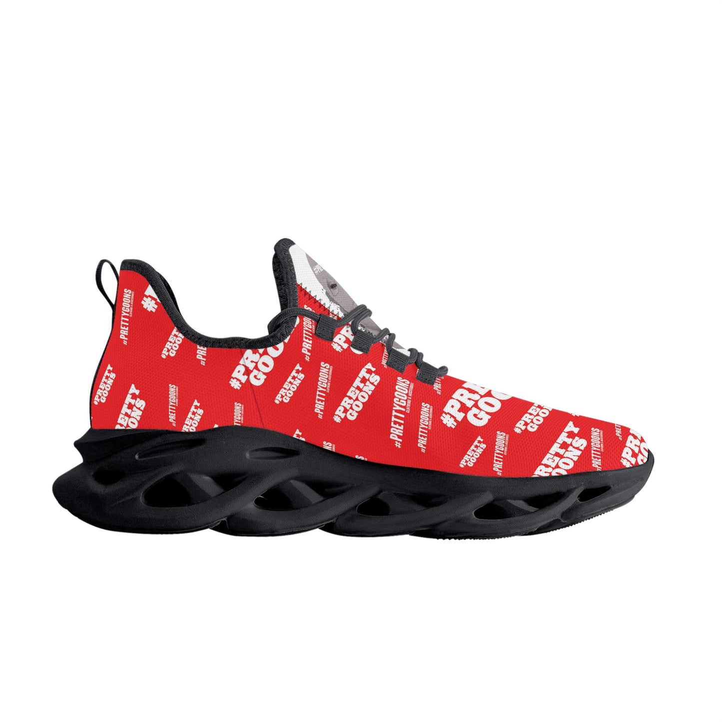 Pretty Goons Alpha 1 Men's Flex Control Sneakers (Red Camo)