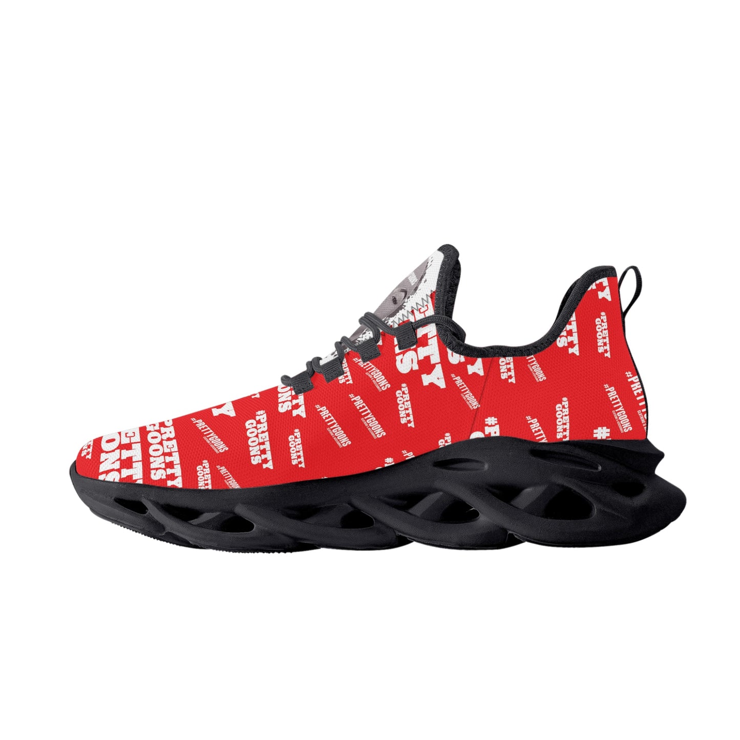 Pretty Goons Alpha 1 Men's Flex Control Sneakers (Red Camo)