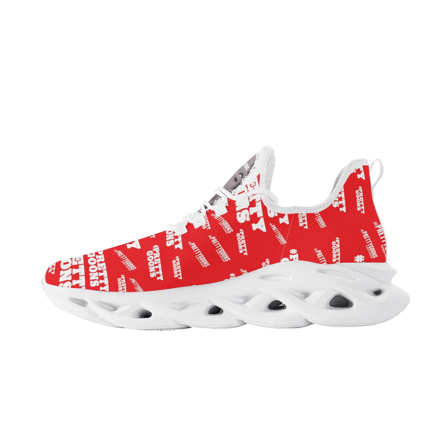 Pretty Goons Alpha 1 Men's Flex Control Sneakers (Red Camo)