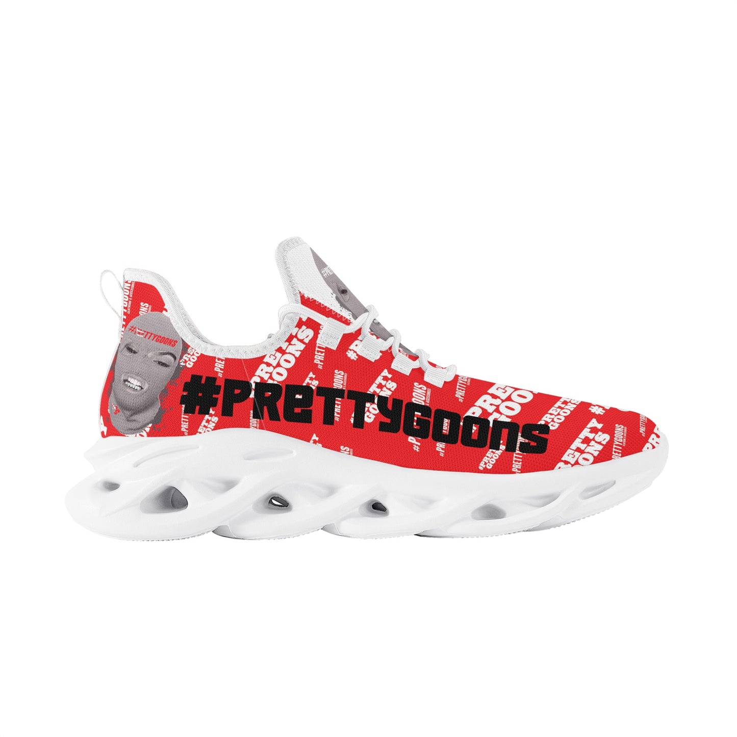 Pretty Goons Alpha 1 Men's Flex Control Sneakers (Red Camo)
