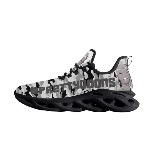 Pretty Goons Alpha 1 Men's Flex Control Sneakers Black/White Camo