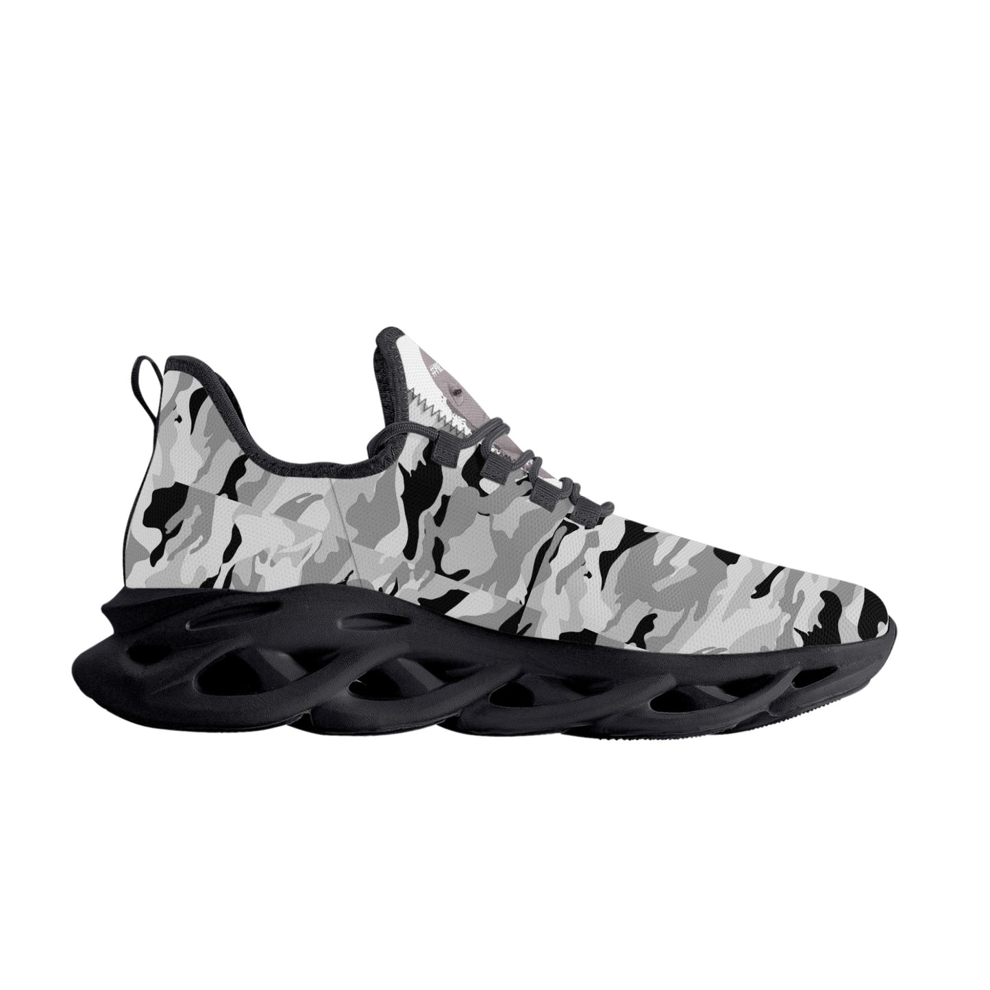 Pretty Goons Alpha 1 Men's Flex Control Sneakers Black/White Camo