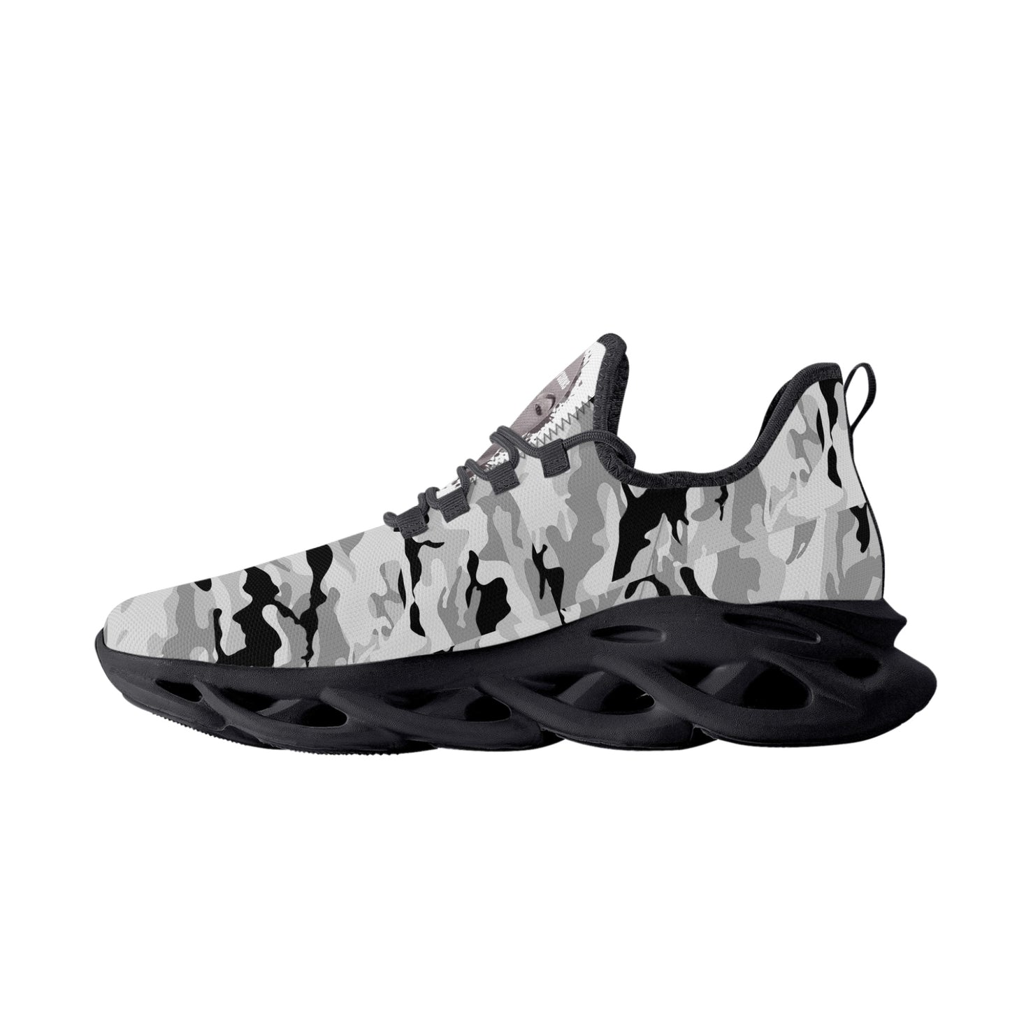 Pretty Goons Alpha 1 Men's Flex Control Sneakers Black/White Camo