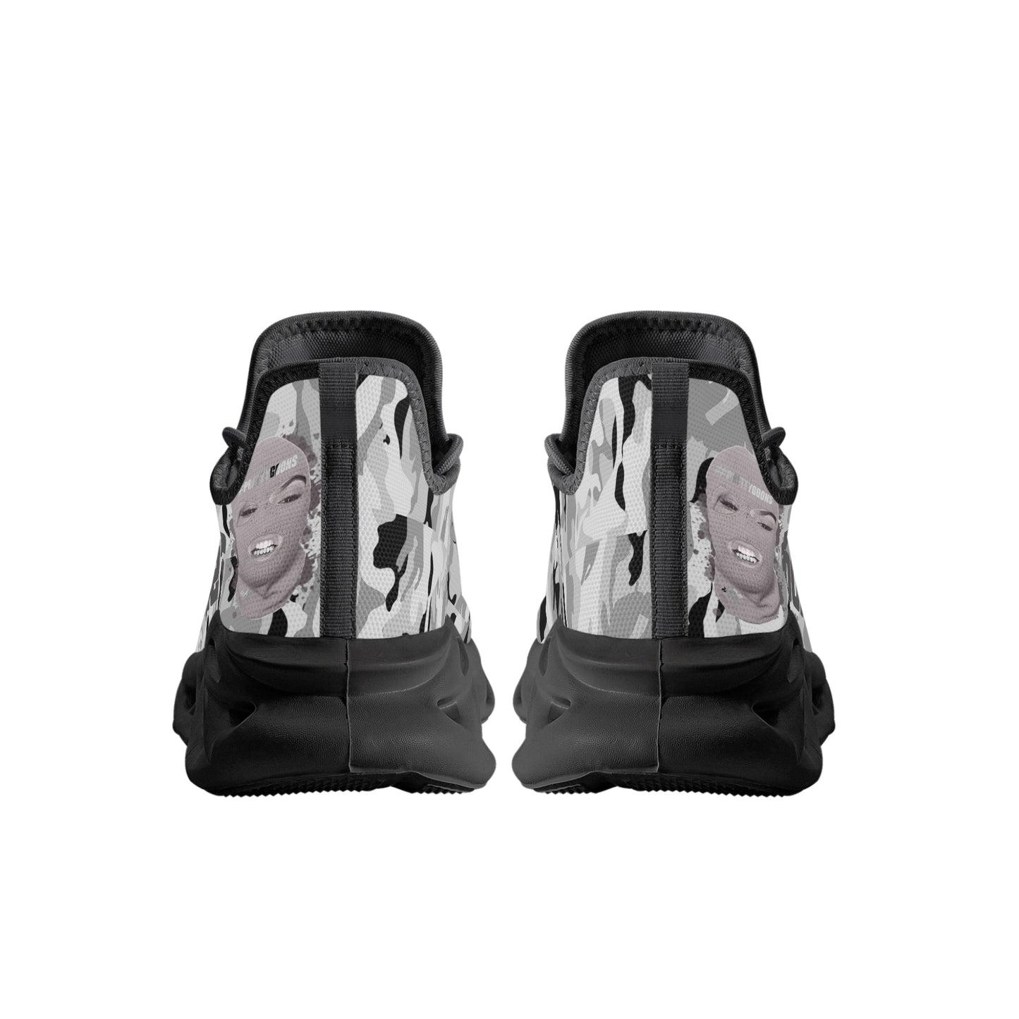 Pretty Goons Alpha 1 Men's Flex Control Sneakers Black/White Camo