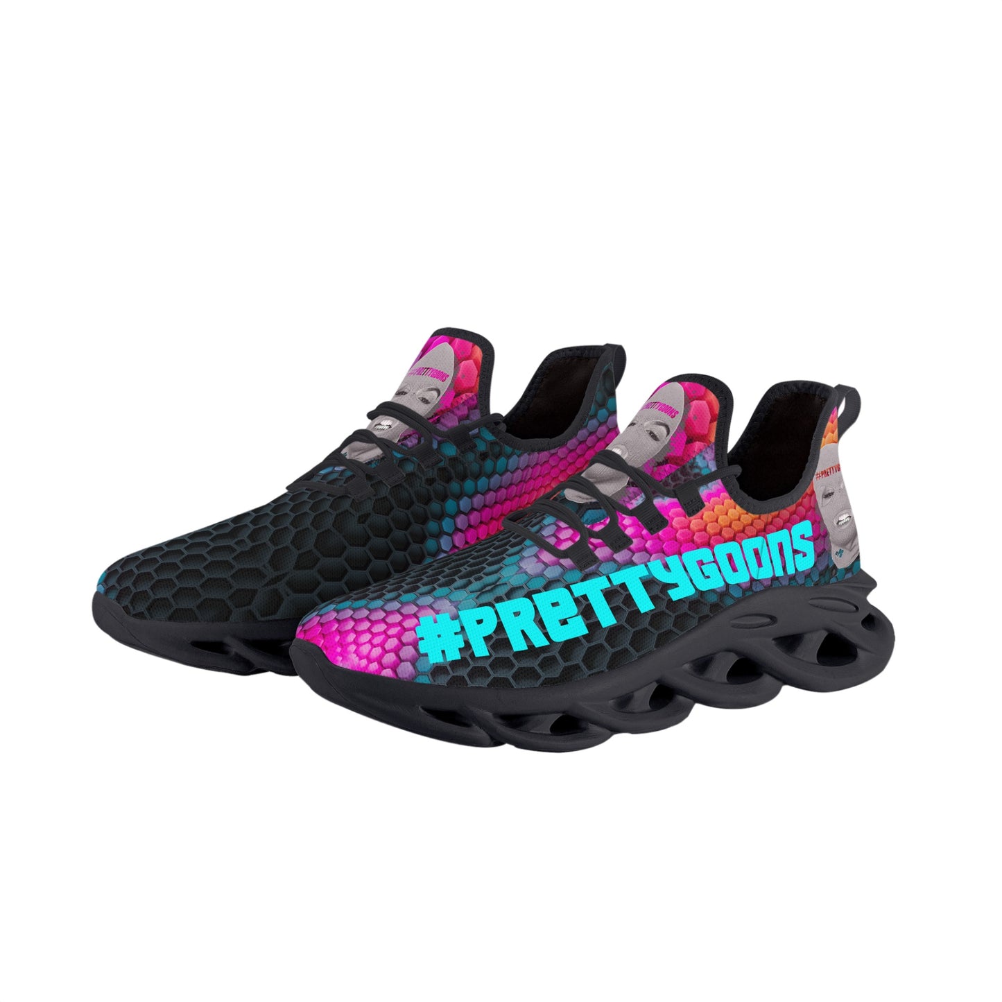Pretty Goons Alpha 1 Men's Flex Control Sneakers Various Colored Future Tech