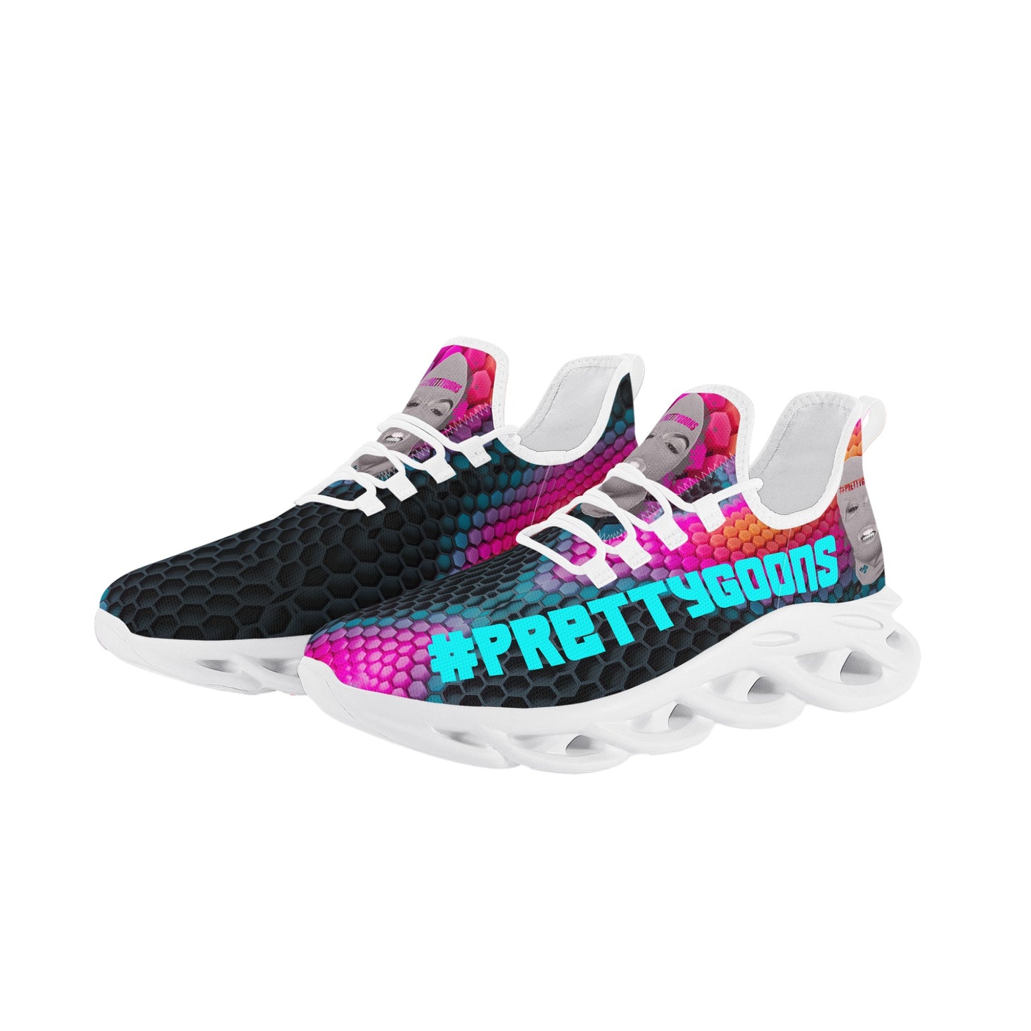 Pretty Goons Alpha 1 Men's Flex Control Sneakers Various Colored Future Tech