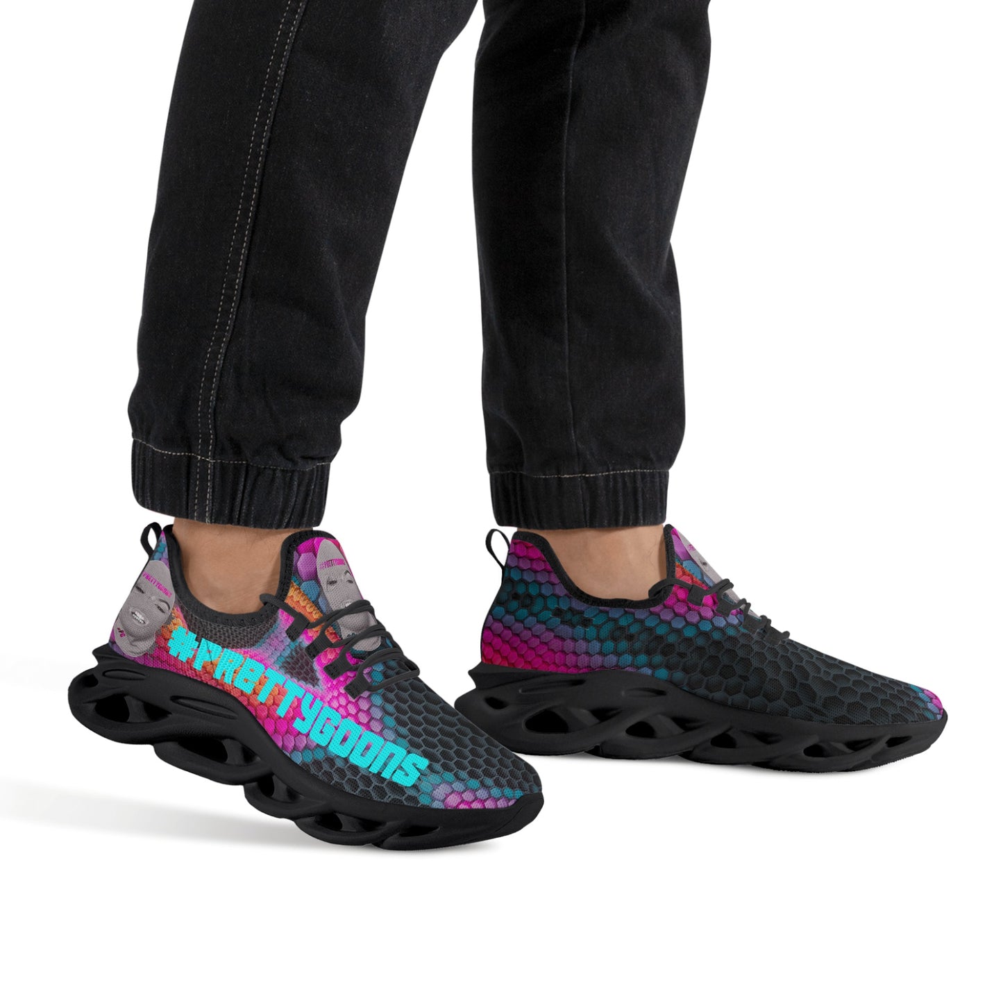 Pretty Goons Alpha 1 Men's Flex Control Sneakers Various Colored Future Tech