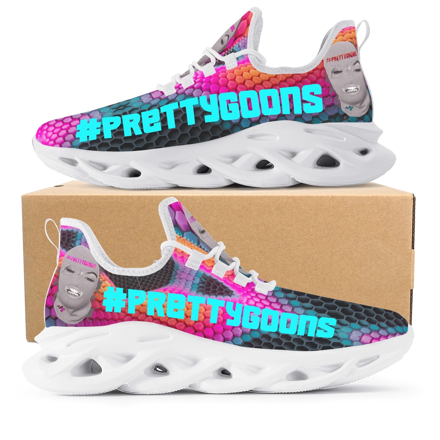 Pretty Goons Alpha 1 Men's Flex Control Sneakers Various Colored Future Tech