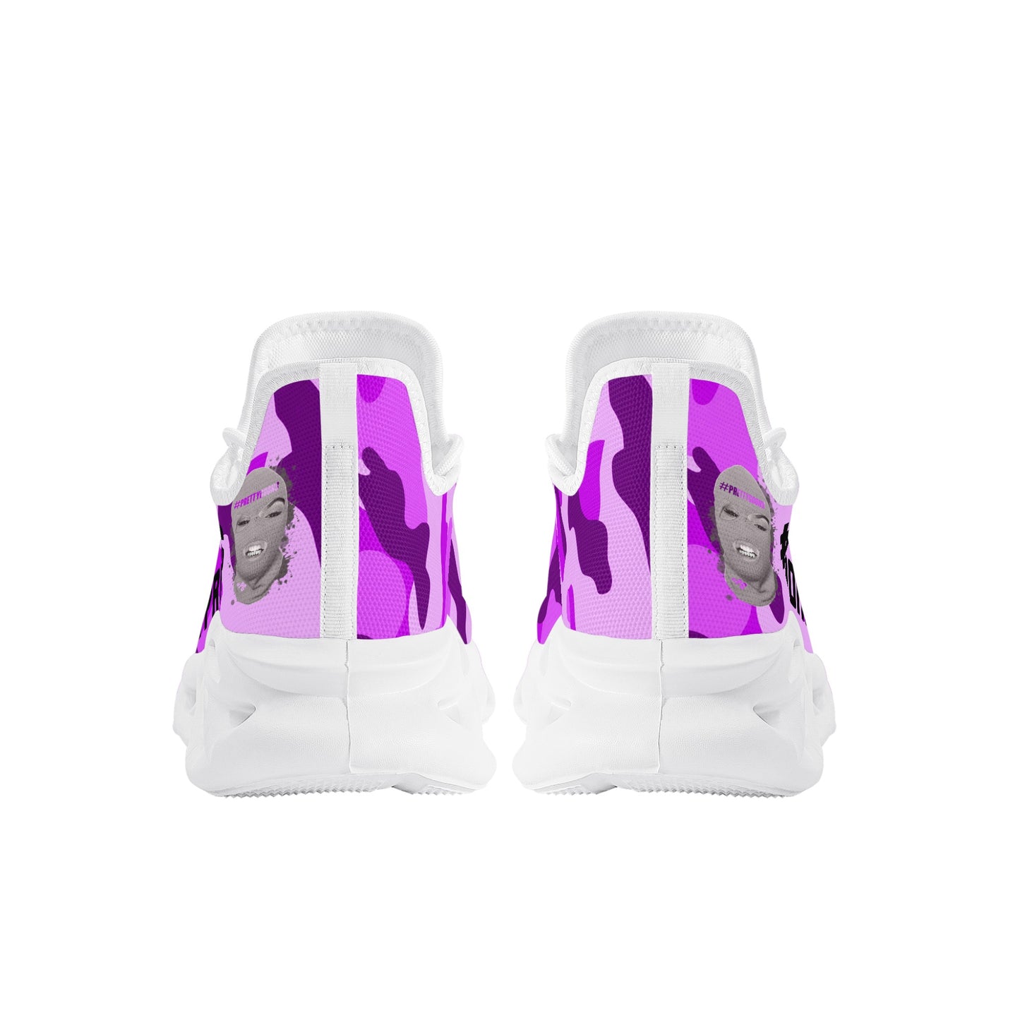 Pretty Goons Alpha 1 Women's Flex Control Sneakers (Purple Camo)