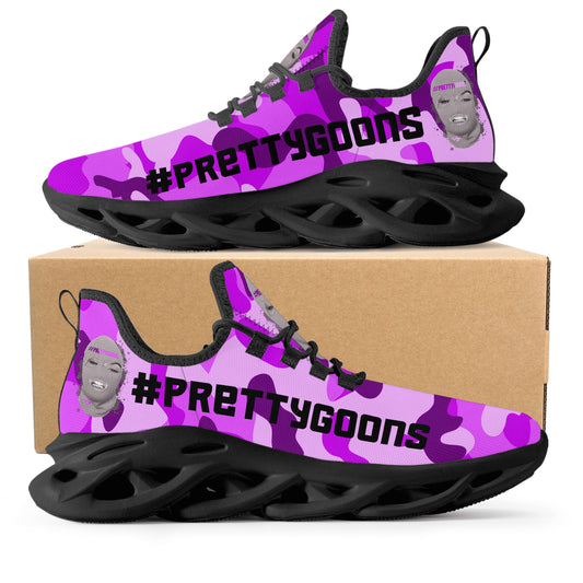 Pretty Goons Alpha 1 Women's Flex Control Sneakers (Purple Camo)