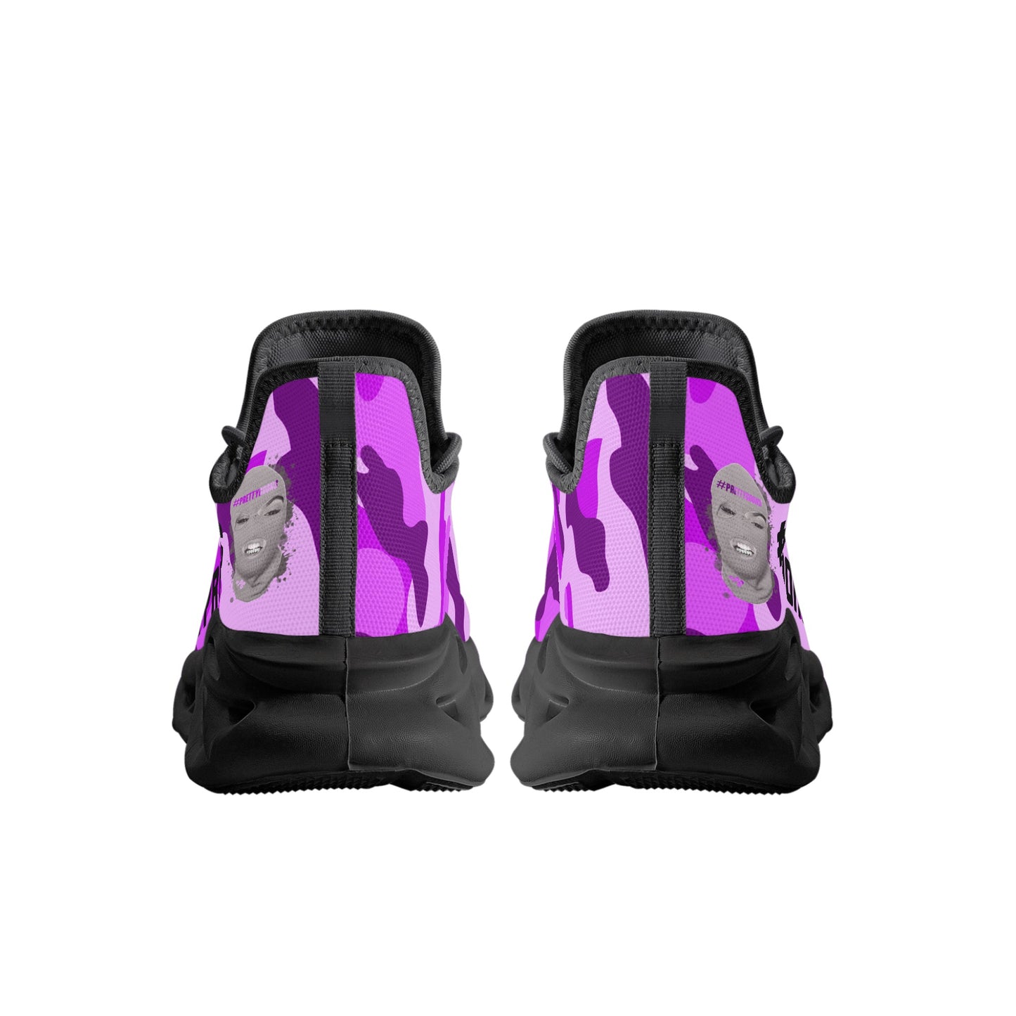 Pretty Goons Alpha 1 Women's Flex Control Sneakers (Purple Camo)