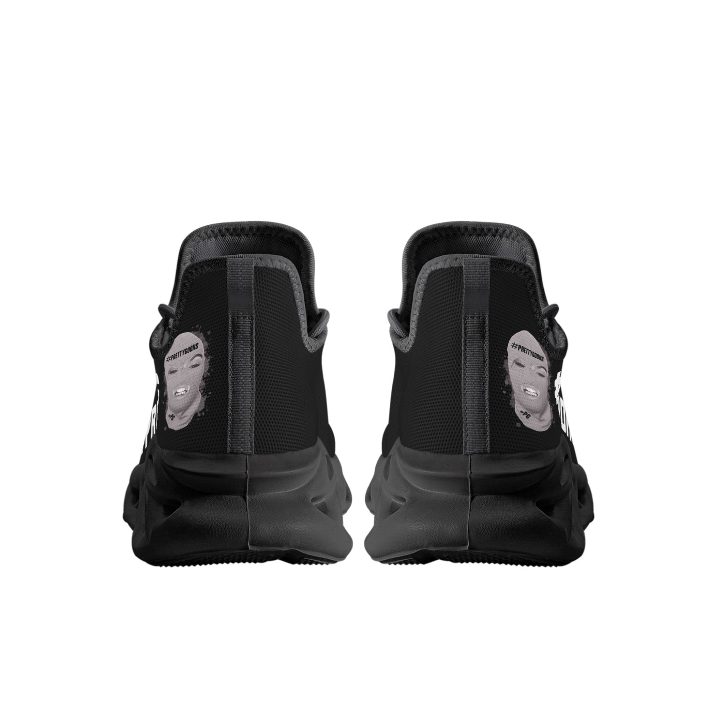 Pretty Goons Alpha Women's Flex Control Sneakers (Black?White/Grey Camo)