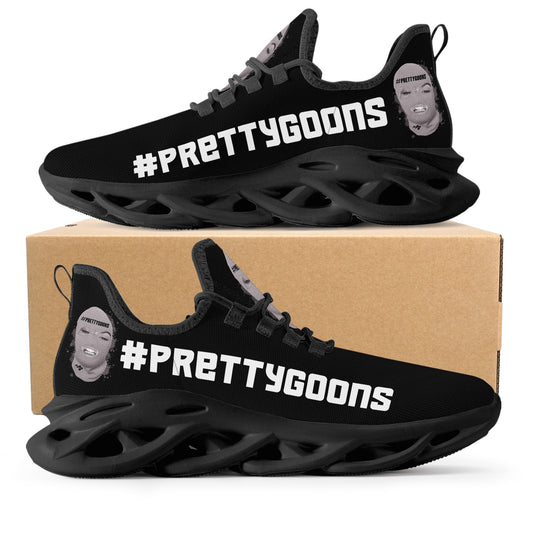 Pretty Goons Alpha Women's Flex Control Sneakers (Black?White/Grey Camo)