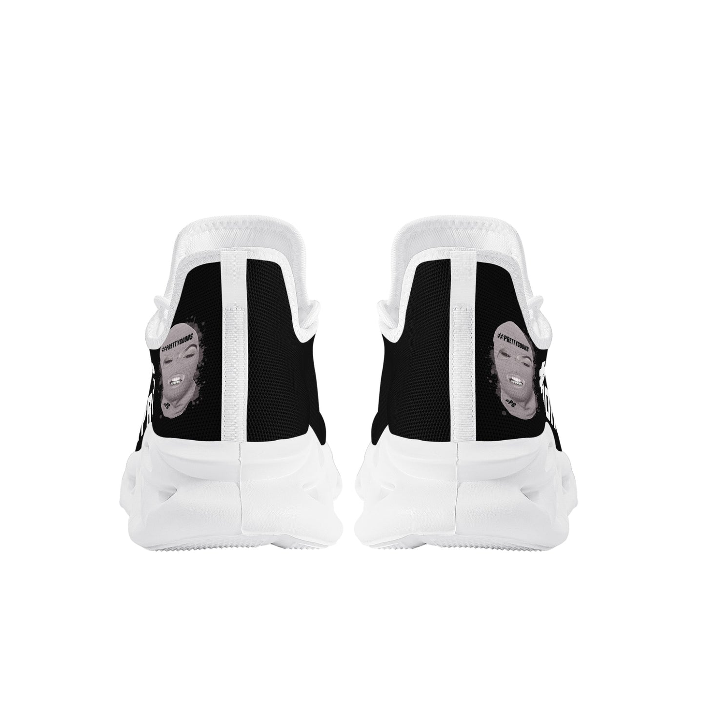 Pretty Goons Alpha Women's Flex Control Sneakers (Black?White/Grey Camo)