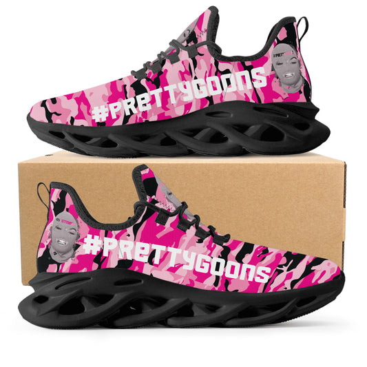 Pretty Goons Alpha 1 Women's Flex Control Sneakers (Pink Camo)