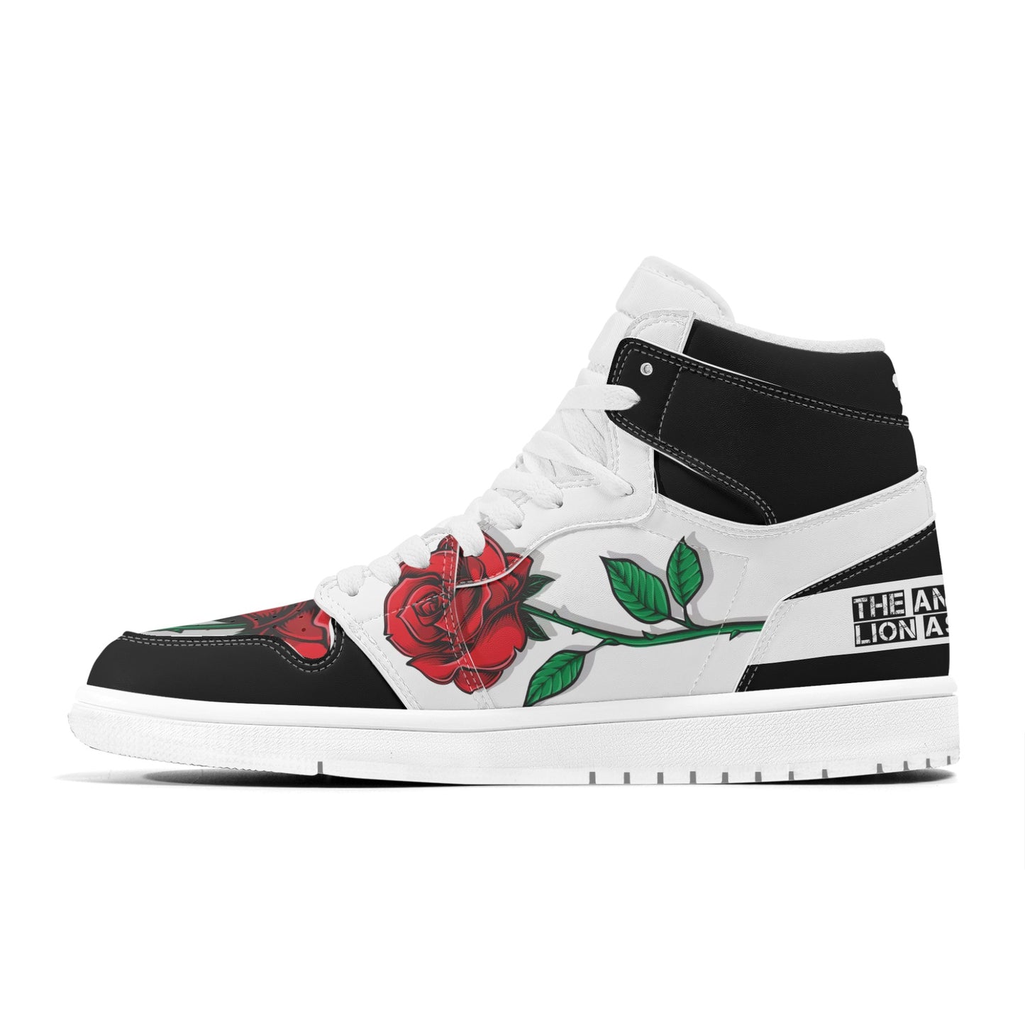 ALA Shimel Men's High Top Skateboard Sneakers (Rose Edition)