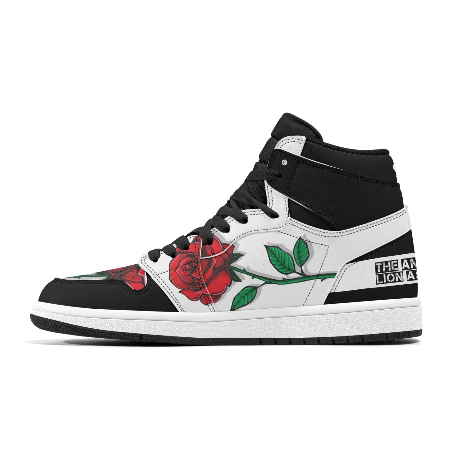 ALA Shimel Men's High Top Skateboard Sneakers (Rose Edition)