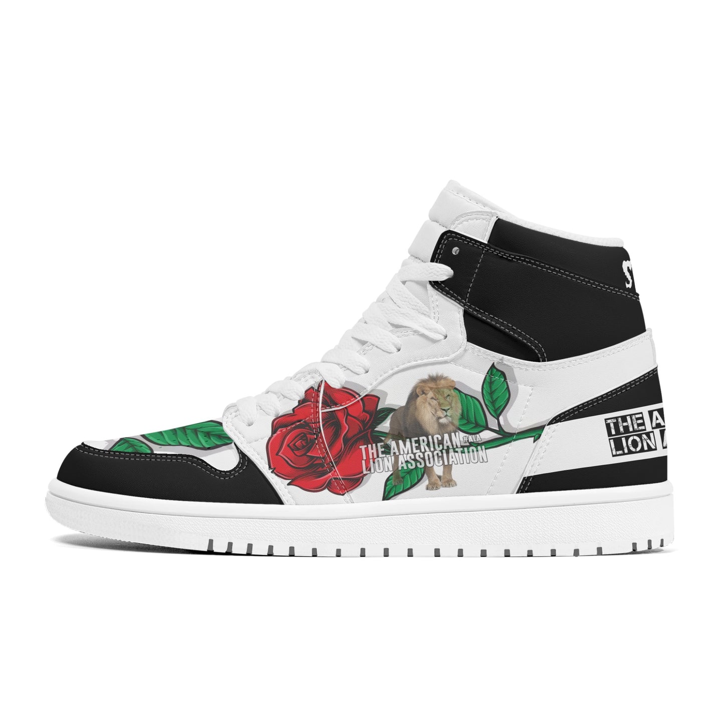 ALA Shimel Men's High Top Skateboard Sneakers (Rose Edition)