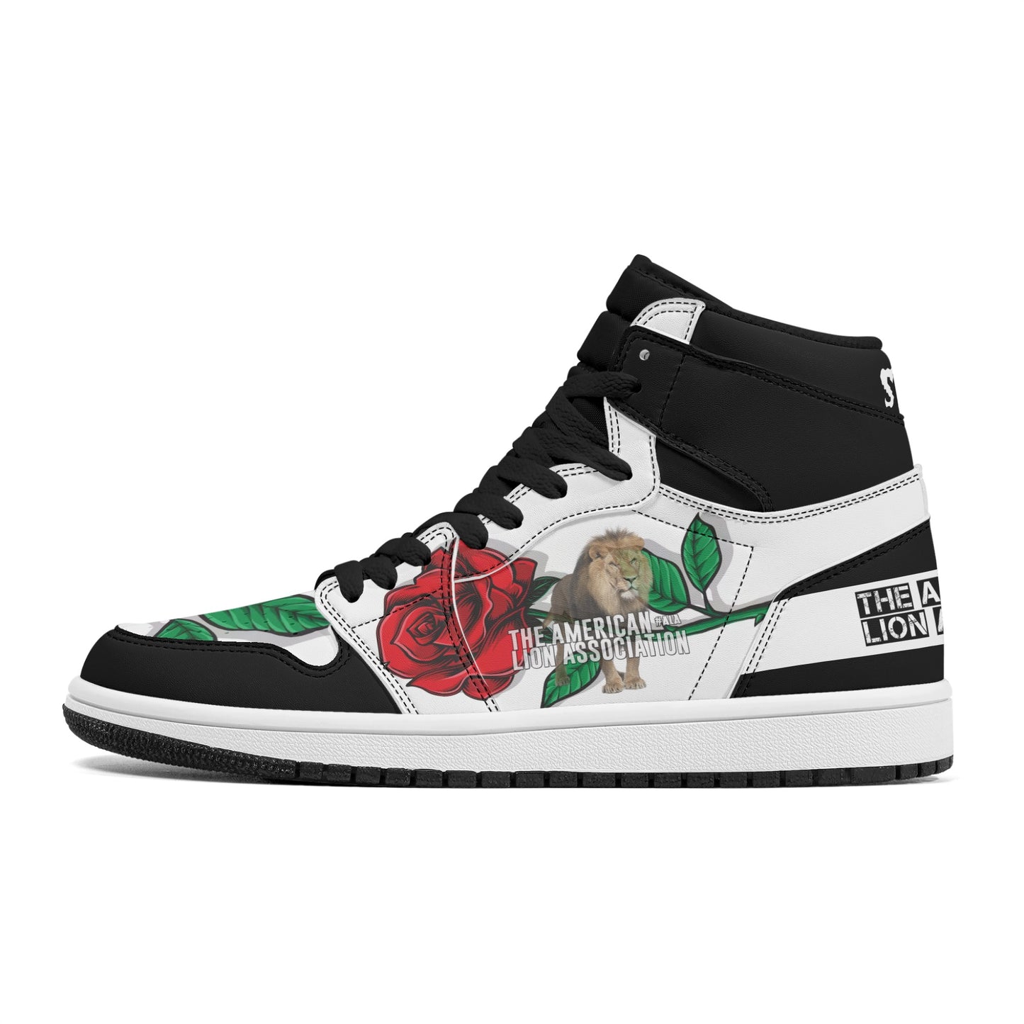 ALA Shimel Men's High Top Skateboard Sneakers (Rose Edition)