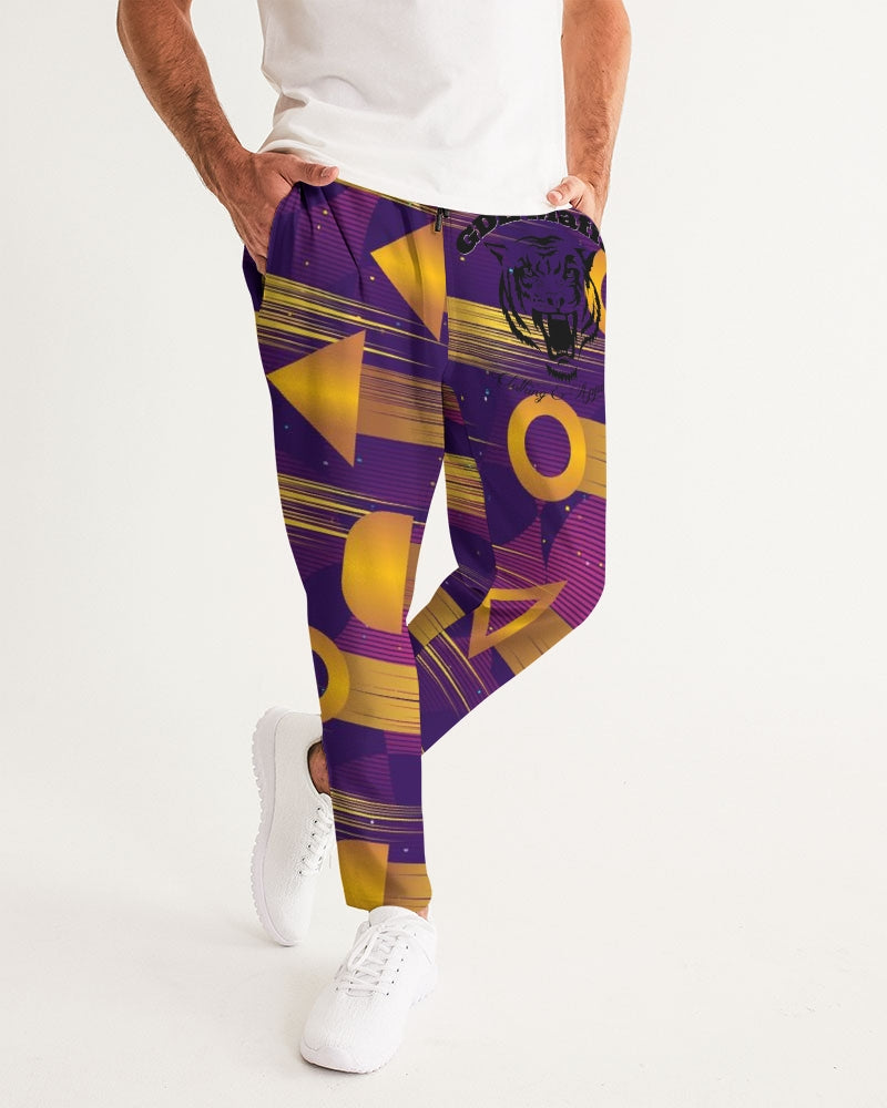 GDE Mafia Gold and Purple Men's Joggers