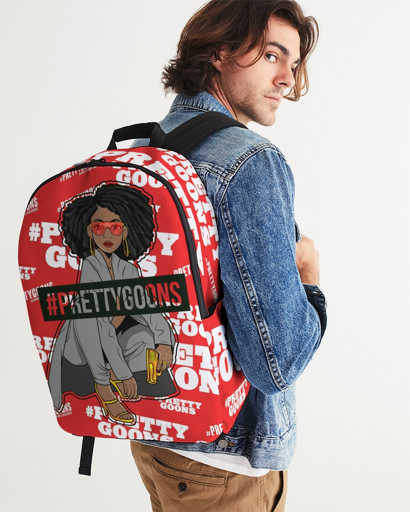 Pretty Goons Duped Red Large Backpack