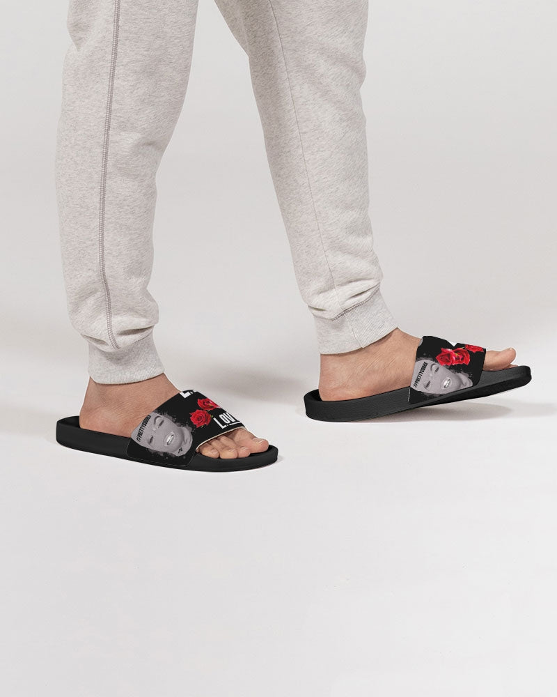 Love BLACK Men's Slide Sandal ROSE