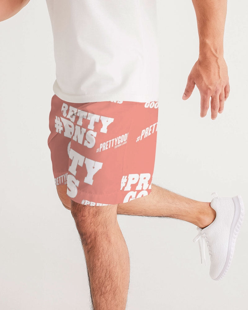 Pretty Goons Dups Salmon Men's Jogger Shorts