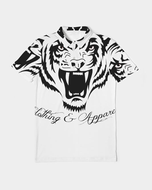 GDE Mafia Bengal Tiger Men's Slim Fit Short Sleeve Polo