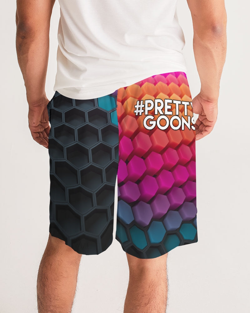 Pretty Goons Hexagon Men's Jogger Shorts