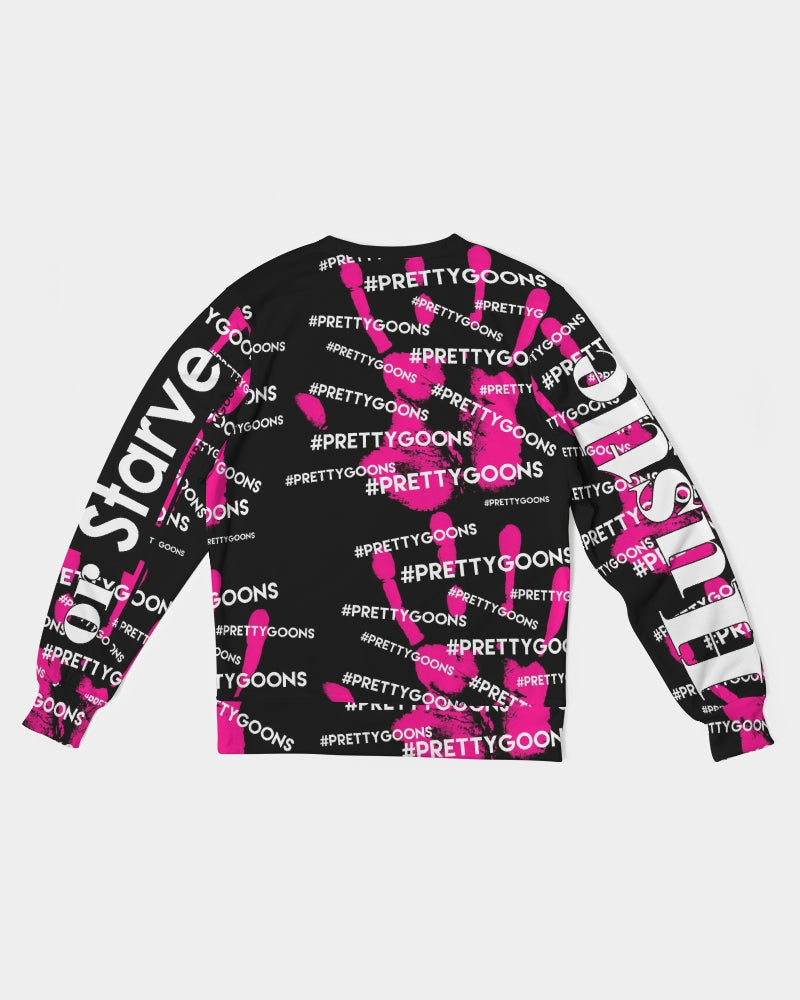HIGH FIVE PINK Men's Classic French Terry Crewneck Pullover