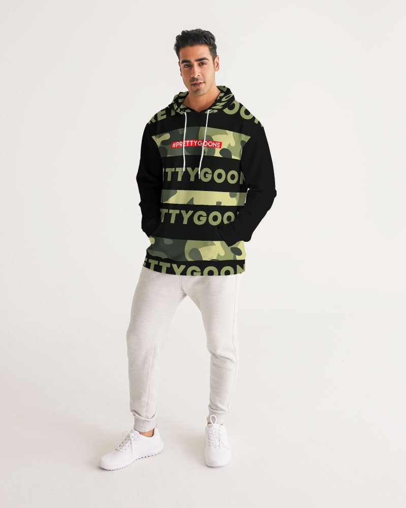Pretty Goons GREEN Camo Men's Hoodie