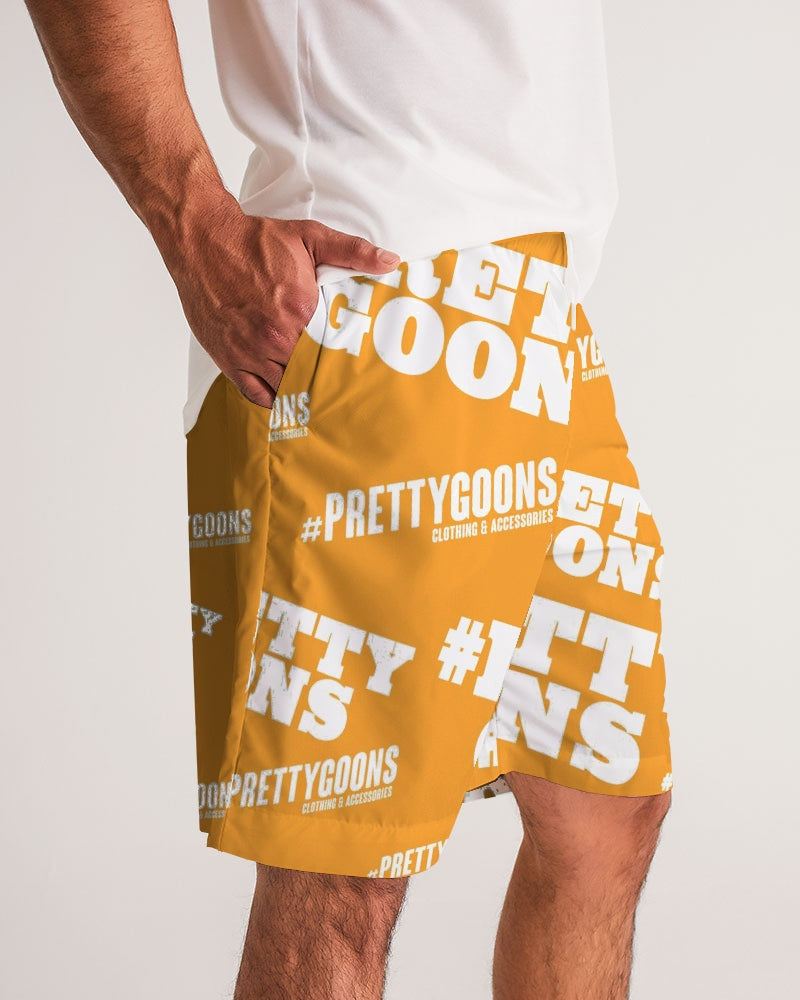 Pretty Goons Duped Orange Men's Jogger Shorts