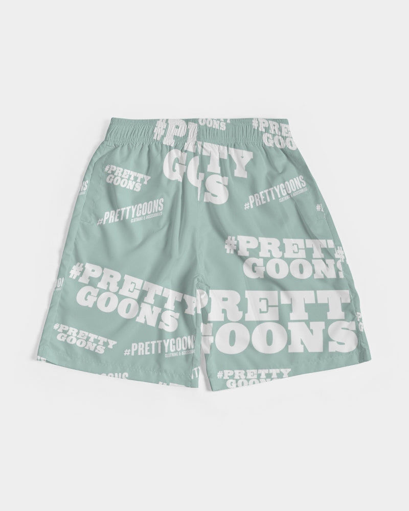 Pretty Goons Duped Mint Green Men's Jogger Shorts