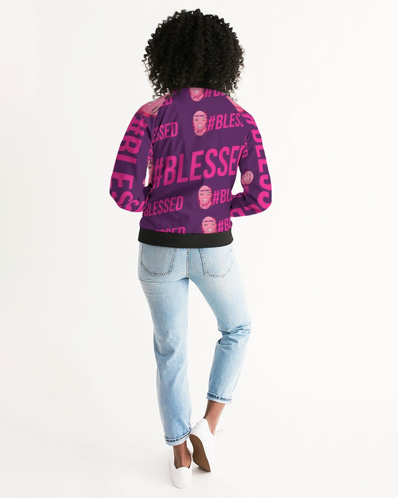 Pretty Goons - #Blessed Women's Bomber Jacket