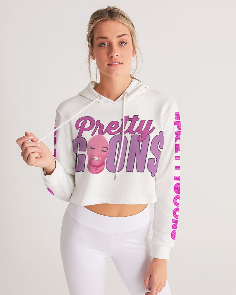 Pretty Goons Women's Cropped Hoodie