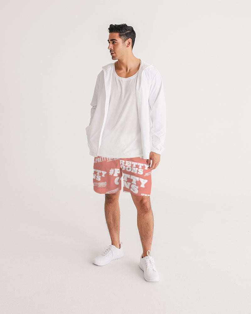 Pretty Goons Dups Salmon Men's Jogger Shorts