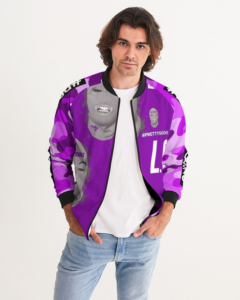 Pretty Goons Love Purple Men's Bomber Jacket