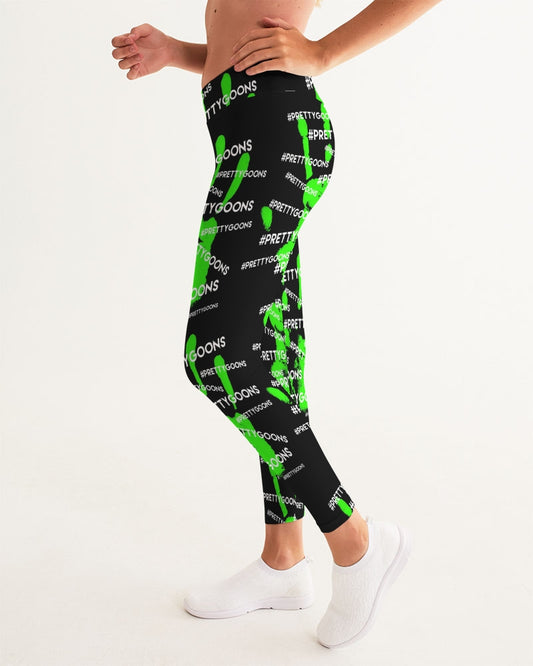 HIGH FIVE LIME Women's Yoga Pants