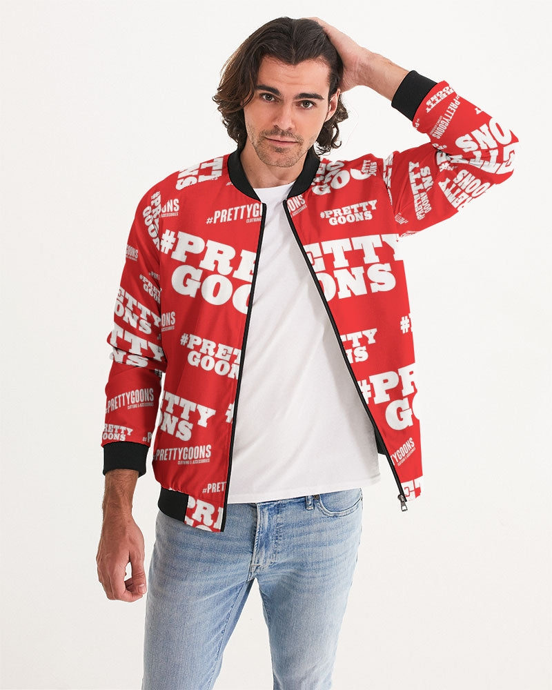 Pretty Goons Duped Red Men's Bomber Jacket