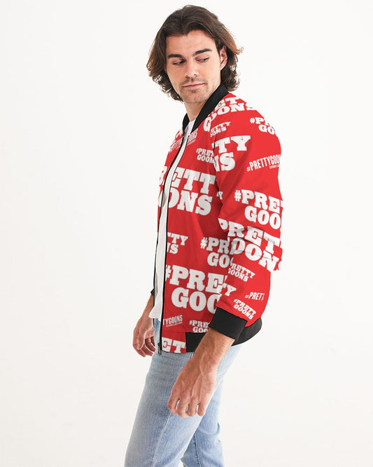 Pretty Goons Duped Red Men's Bomber Jacket