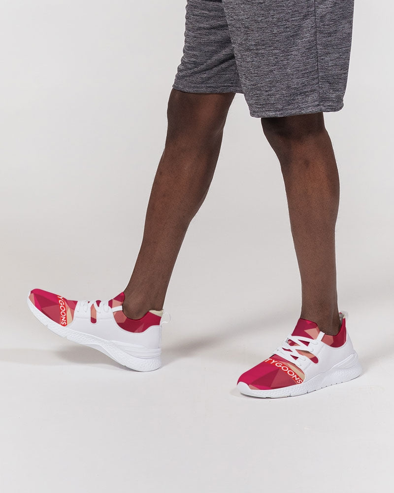 Pretty Goons RG51 - Red Men's Two-Tone Sneaker