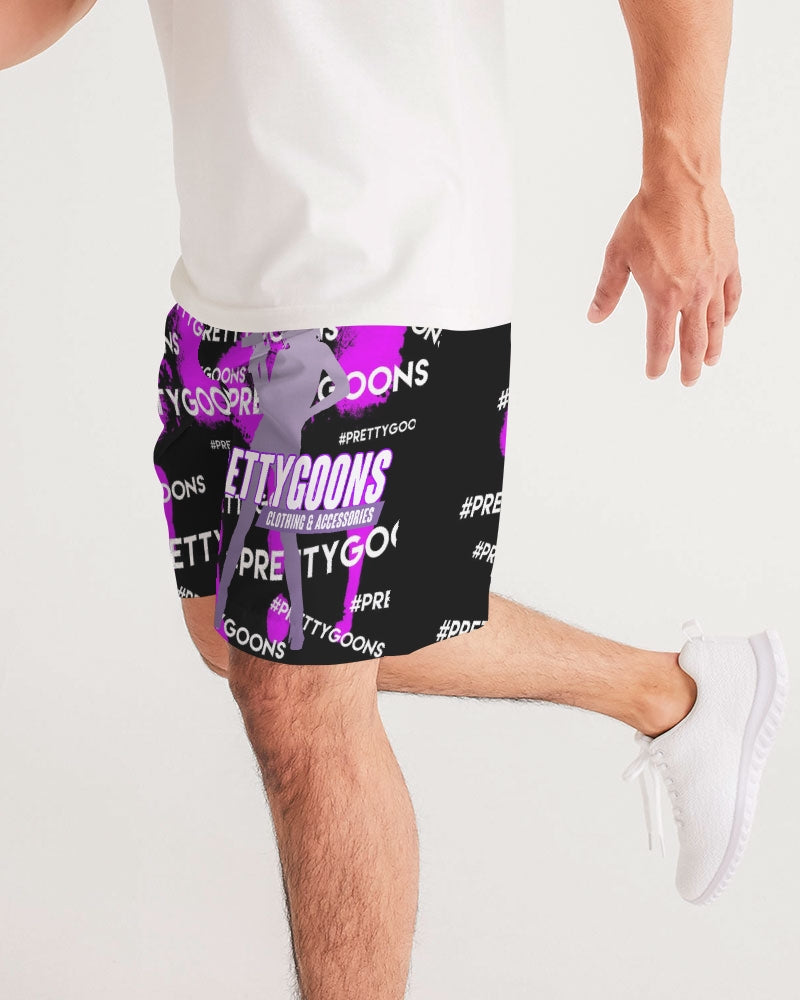 HIGH-FIVE-PURPLE Men's Jogger Shorts