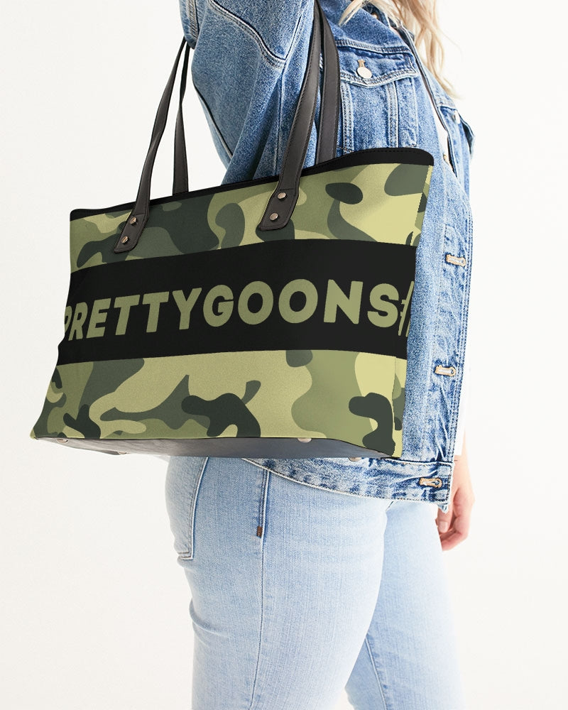 Pretty Goons GREEN Camo Stylish Tote