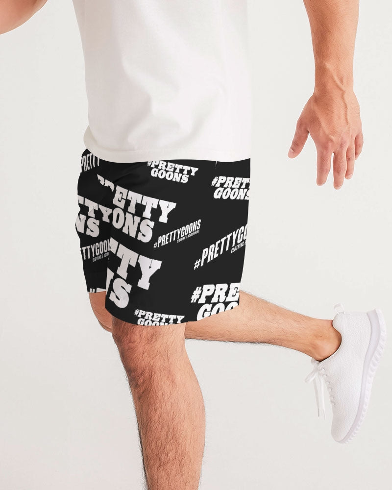 Pretty Goons Duped BLACK Men's Jogger Shorts