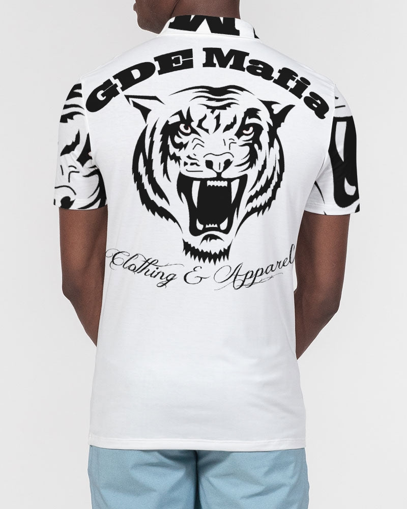 GDE Mafia Bengal Tiger Men's Slim Fit Short Sleeve Polo