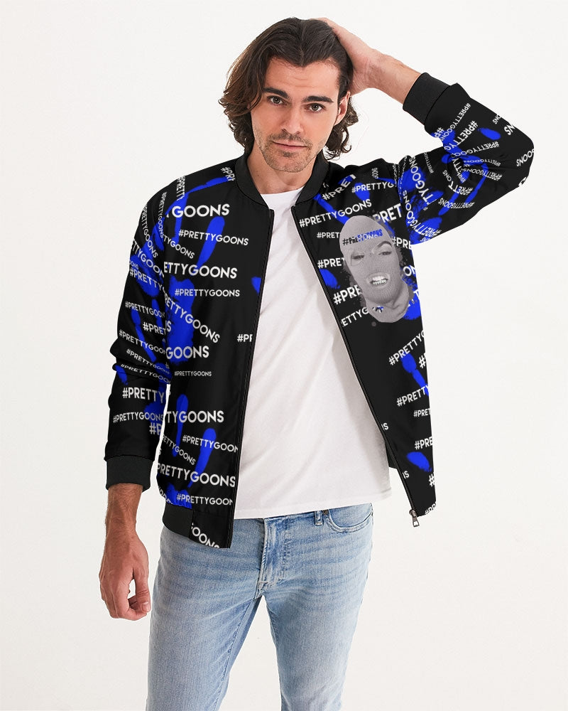 Pretty Goons HIGH FIVE BLUE Men's Bomber Jacket