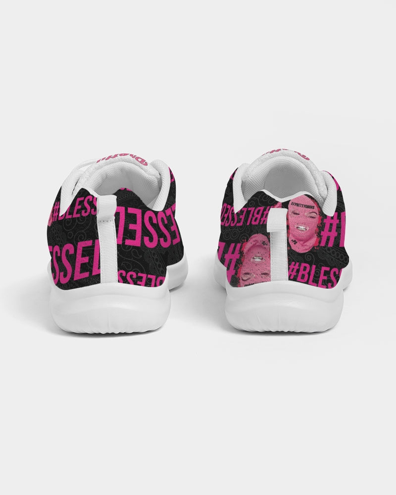 Pretty Goons - #Blessed Black Women's Athletic Shoe