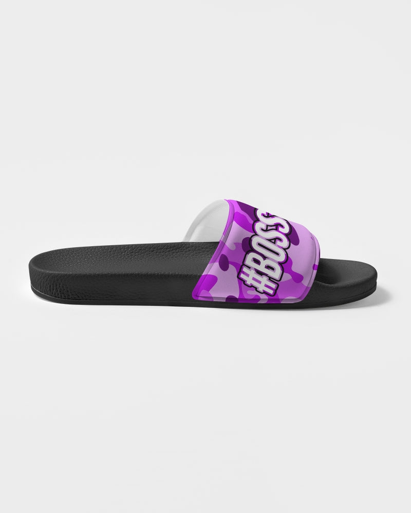 Pretty Goons Purple Camo Women's Slide Sandal