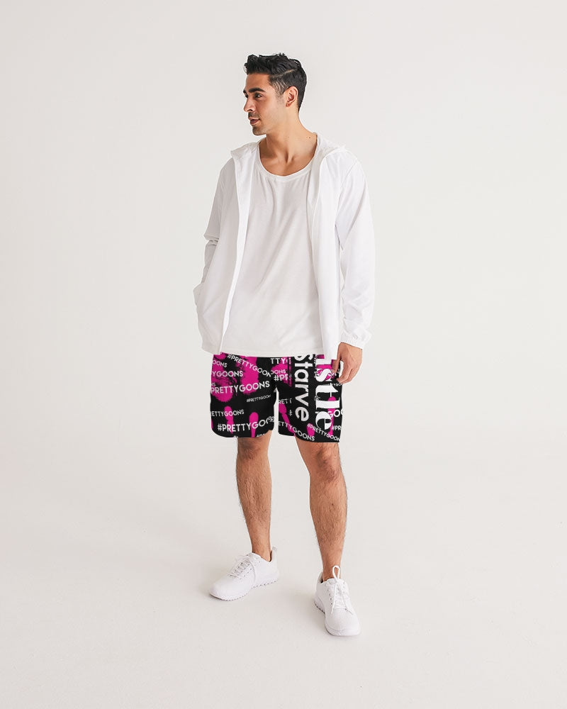HIGH FIVE PINK Men's Jogger Shorts
